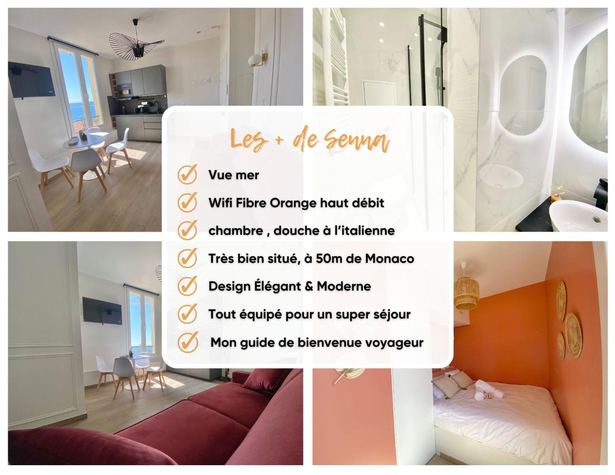 Appartement Moderne Climatise Monaco Vue Mer Cap-d'Ail Luaran gambar