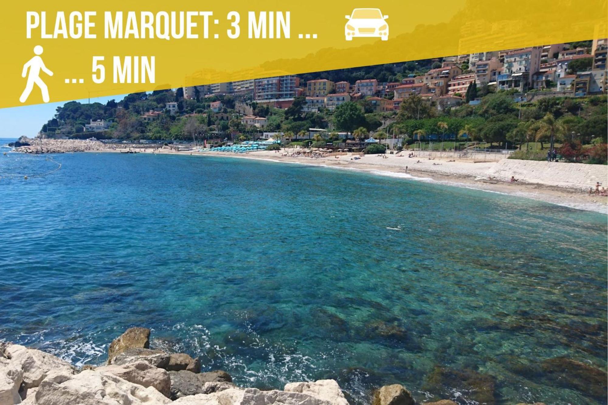 Appartement Moderne Climatise Monaco Vue Mer Cap-d'Ail Luaran gambar
